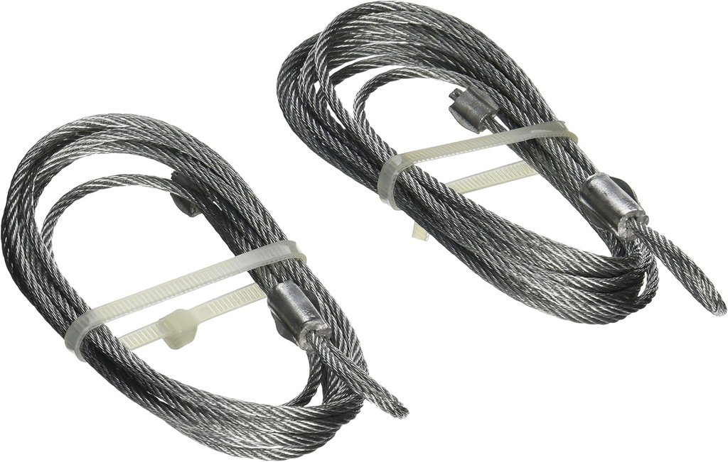 Prime-Line GD 52183 1/8 In. x 8 foot 8 In. Torsion Spring Cables (2 Pack)