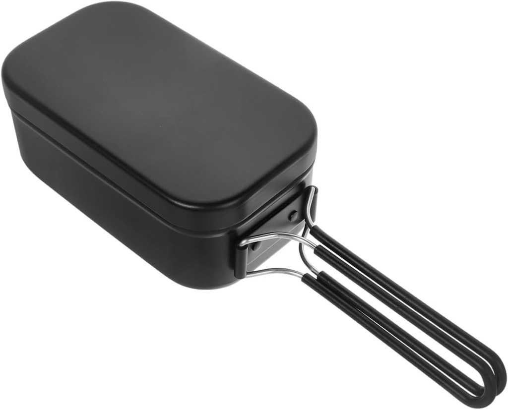 PRETYZOOM Practical Lunch Box Camping Aluminum Box Insulated Food Storage Container for Outdoor