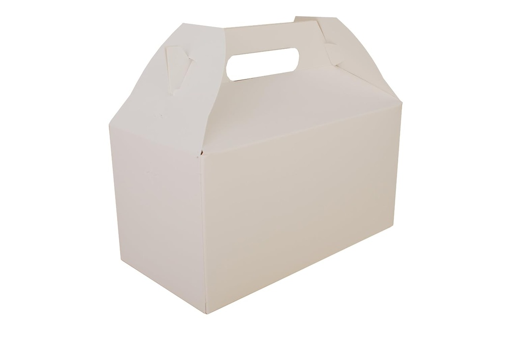 SCT Carryout Barn Boxes, 9.5 x 5 x 5, White, Paper, 125/Carton