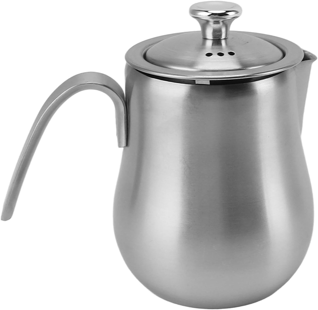 Yosoo Stainless Steel Moca Pot Maker, Easy Operation for Hand Brewing, Tea Making and Balanced Extraction