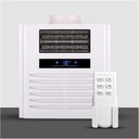 ventilation fan 30×30CM Ceiling Ventilator Extractor Exhaust Fans Kitchen Cold Wind Remote Cooling Fan Mute Hanging Cooler Ionizer Air Purifier, White/gold ventilating fan(Color:Cooling and exhaust)