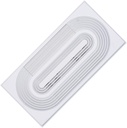Ceiling Mounted Ventilation Fan, Ultra Thin Dual Motor Exhaust Hood 30×60cm Dual-core Ring Type High Power for Bathroom, Kitchen, Office Range Hood (A.305*605 Aperture
