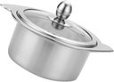 1pc Stainless Steel Hot Pot Electric Cooker Non-stick Pot Strainer Lid Induction Cooker