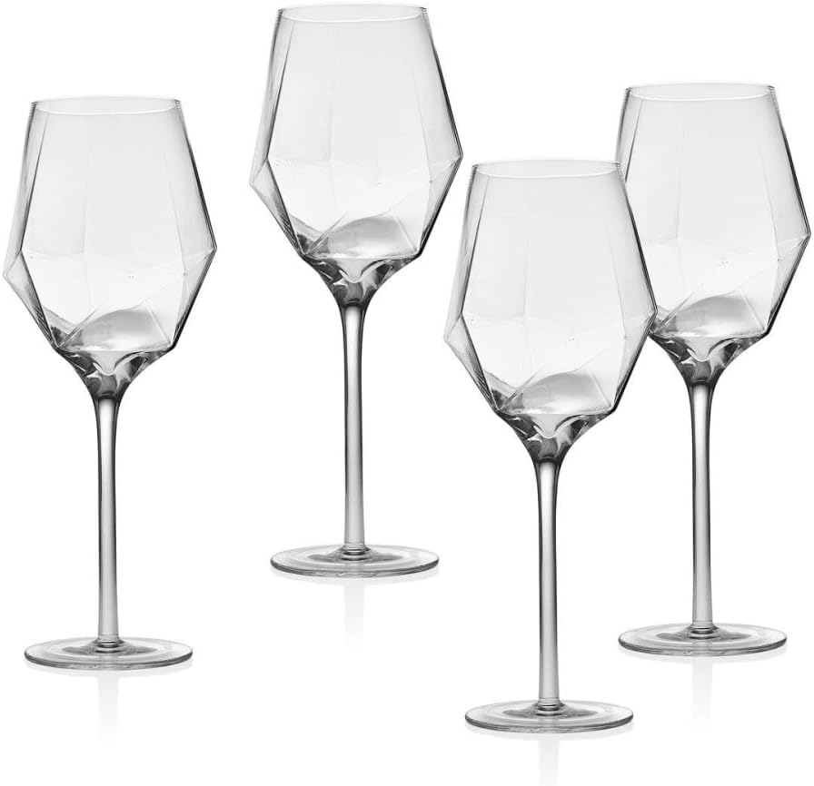 Godinger Red Wine Goblet Beverage Glass Cup Isla – 23 oz – Set of 4