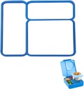 Lid Seal Gasket For OmieBox - bento box accessories - Food-Safe Silicone Rubber (Blue) - Lunch Box NOT Included - Compatible with omie lunch box