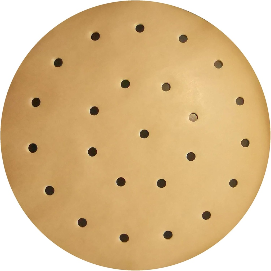 200 PCs 7.5 Inches Unbleached Parchment Paper Round for Air Fryer Liners, Steamer, Bread, Cake Pan, Cookie