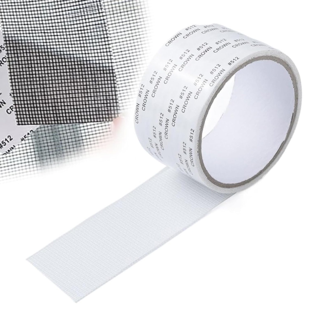 Strong Adhesive Screen Repair Tape, 2024 New Screen Repair Kit Window Screen Repair Tape, Household Self-Adhesive Screen Window Repair Patch for Doors,Windows (White)