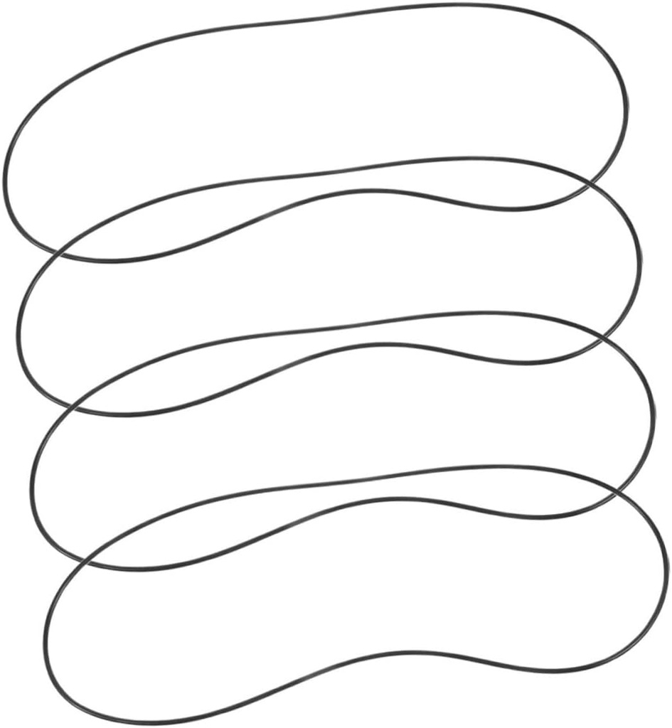 4pcs Thickened Elastic Lid Securing Straps for Slow Cookers and Stock Pots Lid with Tight Seal to Prevent Spills Easy to Attach Pressure Cooker Fasteners Black