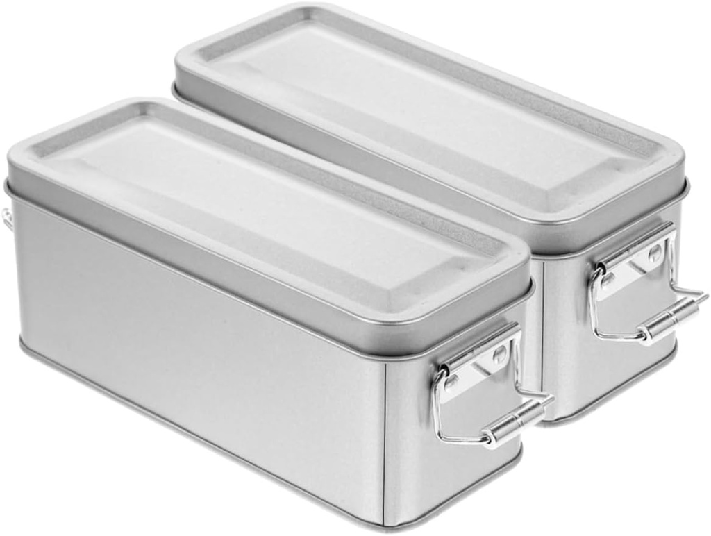 Vintage Tinplate Candy Box Multi-functional Storage Jar Cookie Packaging Boxes Large Capacity Lids Included