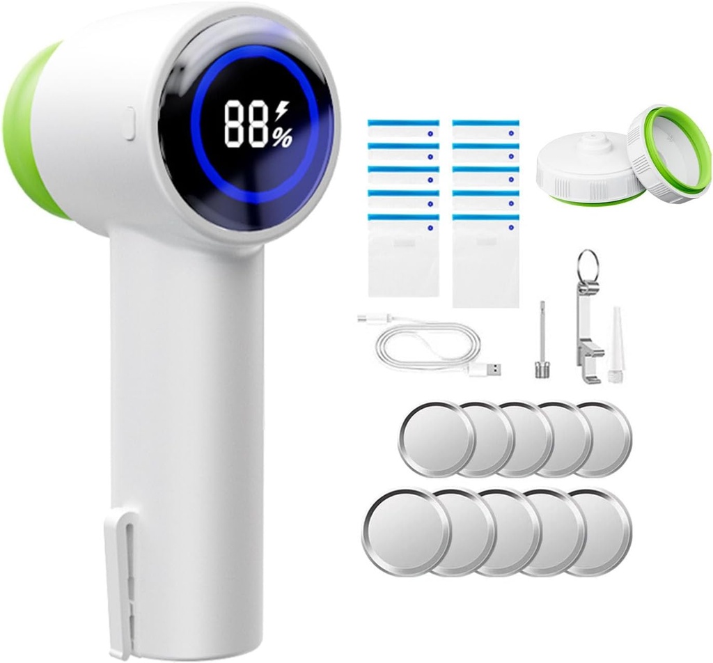 Multifuntional Small Food Sealer Electric Vacuum Machine Vacuum Device ABS Texture Suitable For Kitchen Or Outdoor