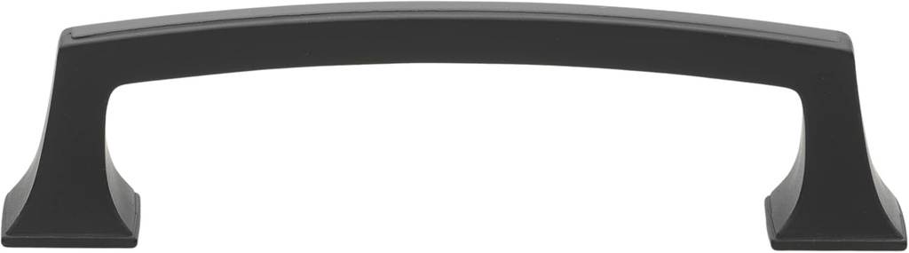 GlideRite Hardware 3-3/4" CC Deco Base Cabinet Pulls, Matte Black - 87380-96-MB… (25)