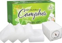 SOUL STICKS Natural Camphor Blocks, Pure Camphor Tablets for Aromatherapy & Puja - Alcanfor en Bloques, Alcanfor en Bolitas, Kapoor for Pooja (56 Grams (12 Tablets))