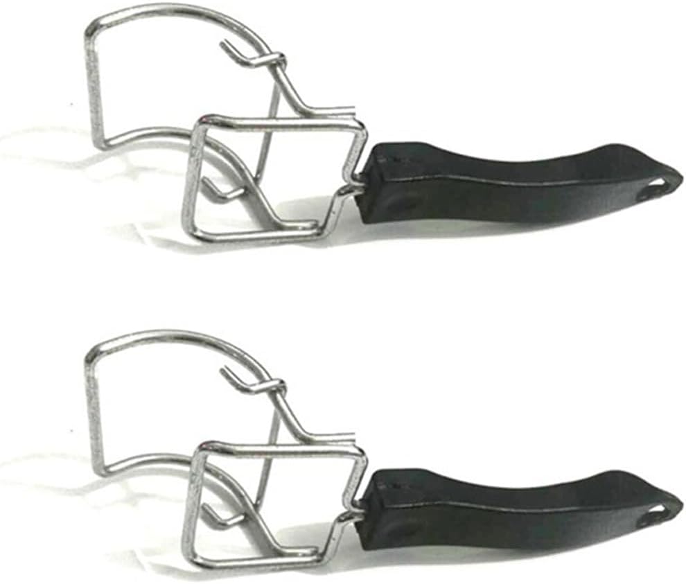 QPINGH 2 Pcs Air Fryer Convection Toaster Oven Tray Extractor Grills Extractor, Oven Rack Pull Tool, Oven Tray Handle for Air Fryer Toaster Oven, Used to Quickly Remove, Black, 2p-sbo-q