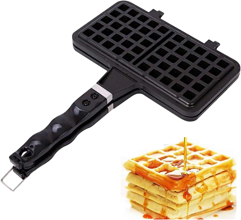 Waffle Maker Non Stick Pan Mould Mold Press Plate Baking Tool Household Kitchen Aluminum Alloy Cake Mold Pot