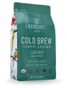 Lifeboost Low Acid Cold Brew Coffee – Organic Coarse Ground Medium Roast for Cold Brew – Single Origin, Non-GMO, 3rd Party Tested for Mycotoxins & Pesticides, USDA Organic – Smooth & Bold Flavor – 12 oz Bag