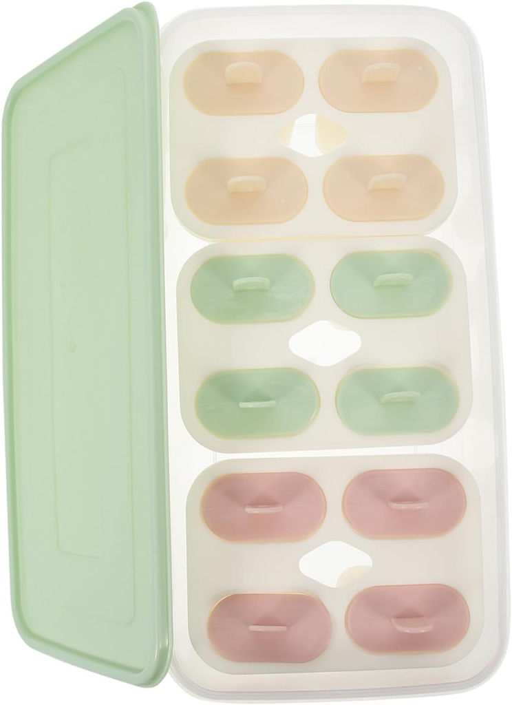 1set Molds Lids Cavity Ice Cream Maker for Homemade Treats Easy to Demold Great for Juice and Yogurt Freezing for Fun