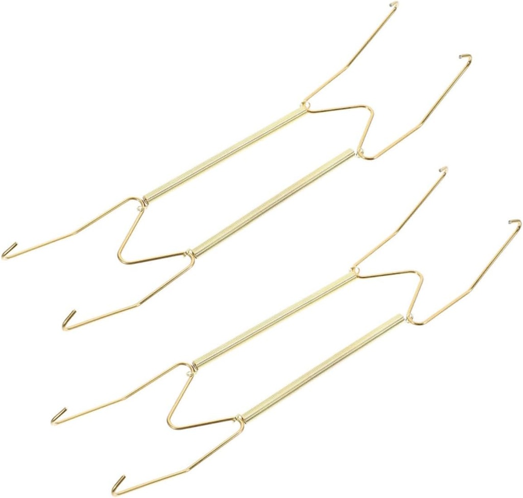 GLEAVI 2Pcs Mount Plate Holders No Tool Metal Plate Hangers for Decorative Display of Plates Versatile and Easy Installation for Home Decor