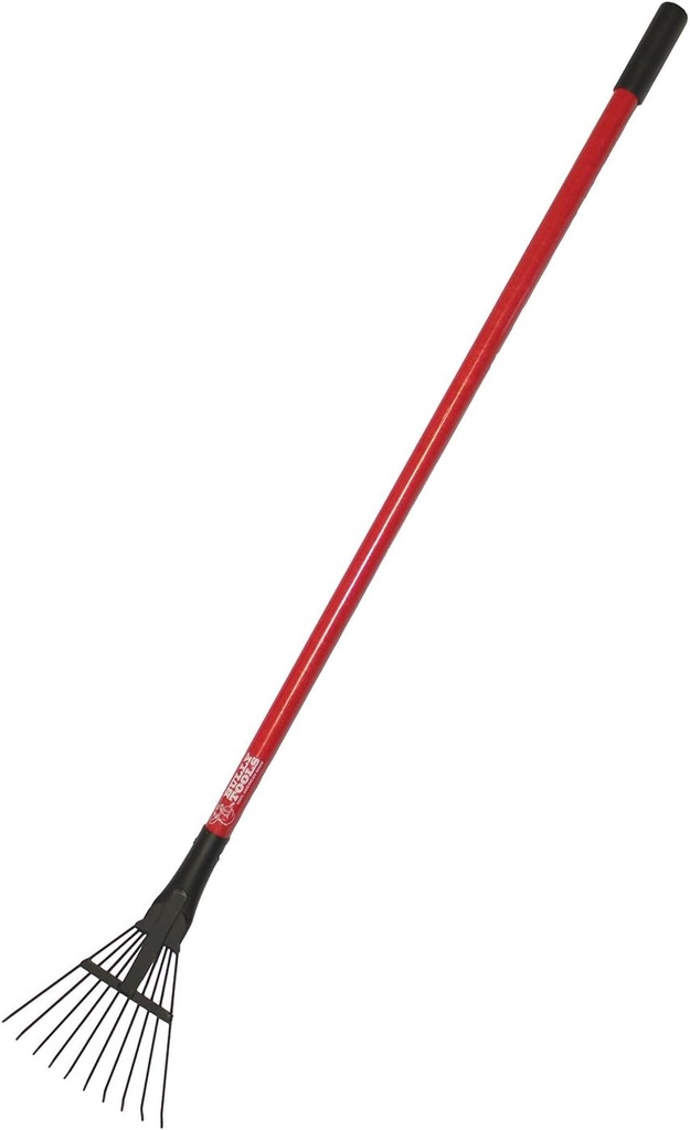 BULLY TOOLS 92317 8" Shrub Rake. Fiberglass Handle.
