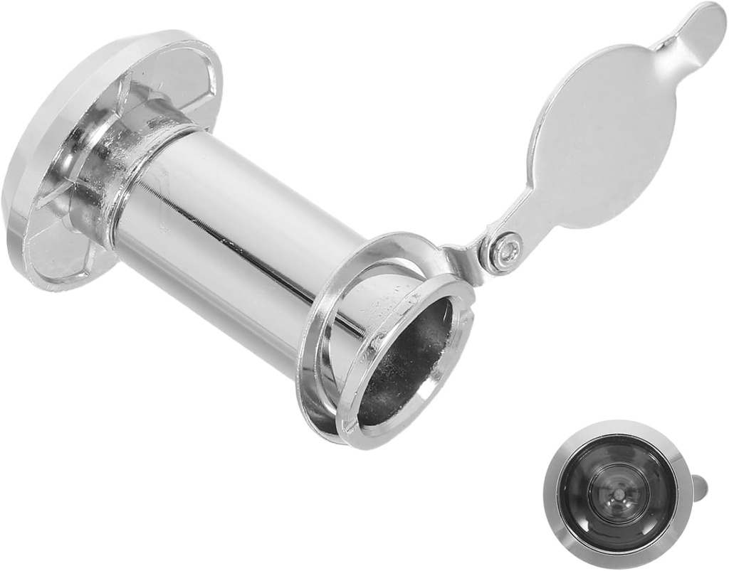 COHEALI Theft Door Viewer Peephole Solid Construction with Wide Viewing Angle Durable and Versatile for Wooden Doors Hotels and Apartments Includes Privacy Cover