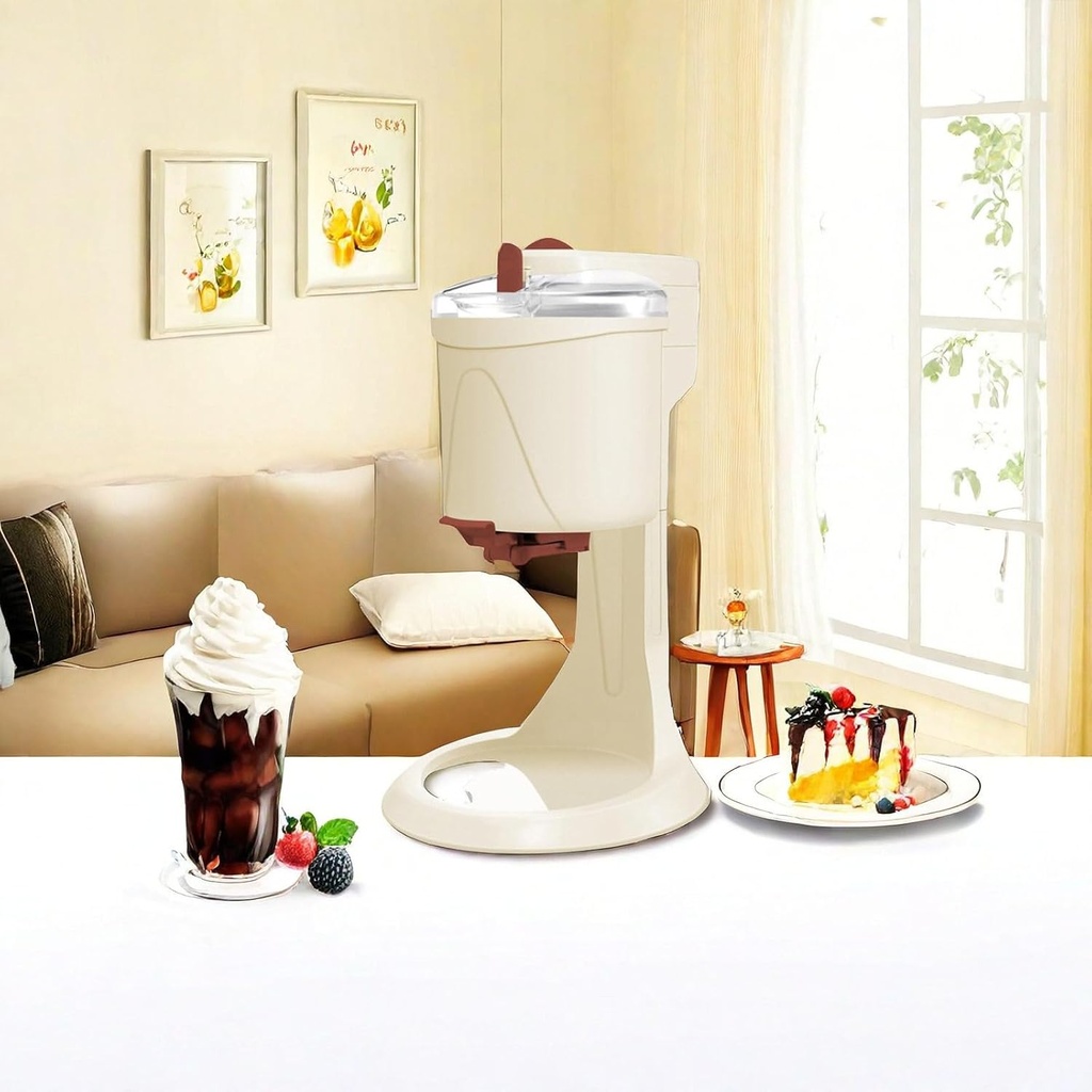 Soft ice Cream Machine, Home ice Cream Machine, Yogurt ice Cream Machine for Quick DIY Cooking,220V