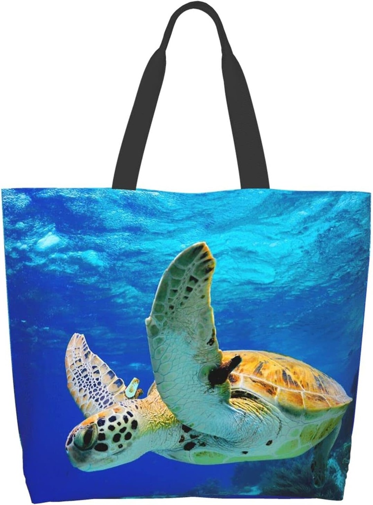 Famame Canvas Tote Bag Large Women Casual Shoulder Bag Handbag Reusable Multipurpose Shopping Grocery Bag For Outdoors…