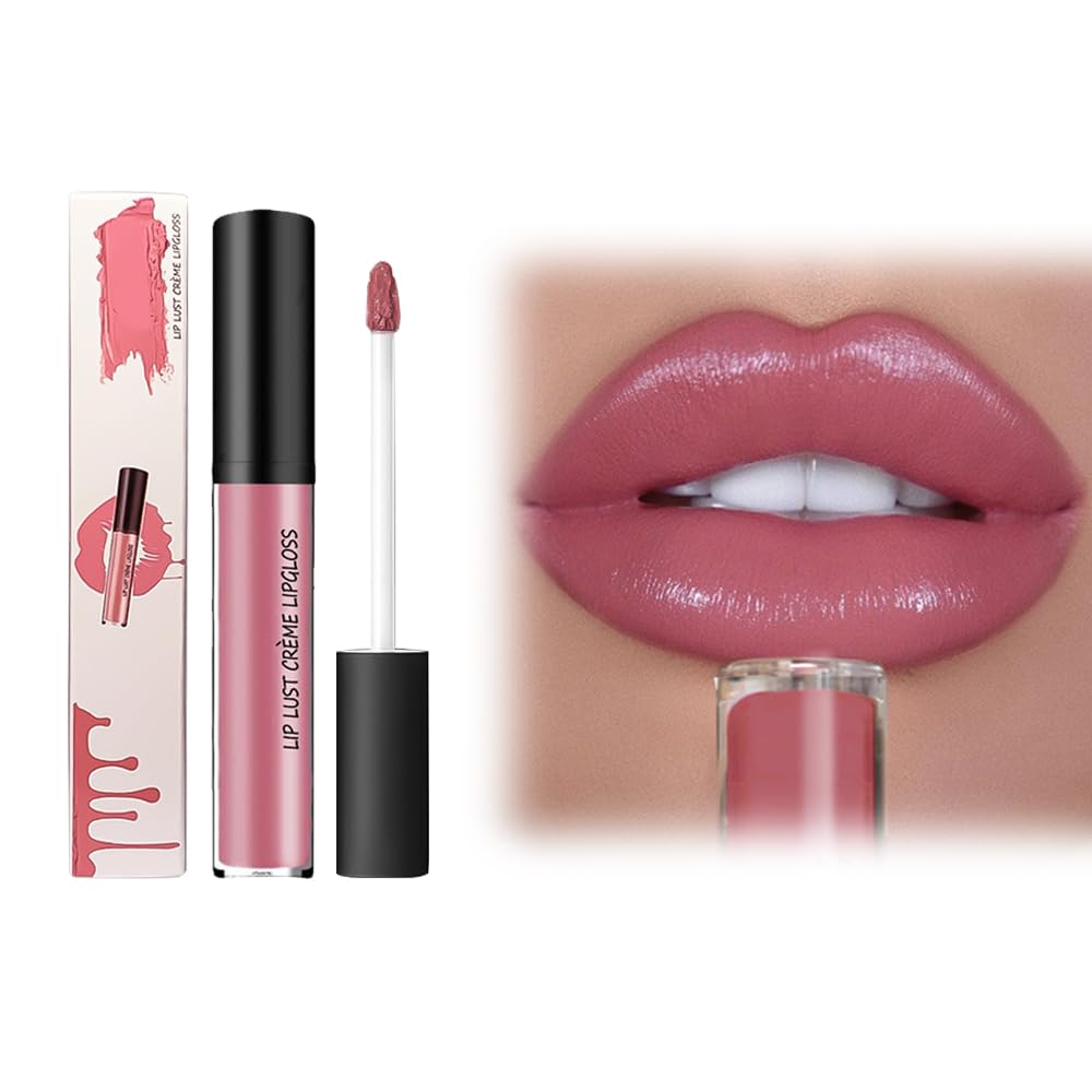 12 Colors Cream Texture Lipstick, 2025 Upgraded Long Lasting Lip Stain, Waterproof Non-Sticky Lip Staining Oil for All Day Wear (5)