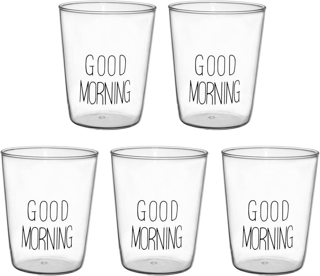 16oz Highball Drinking Glasses,Set of 6 Juice Glasses,Tall Clear Glassware Drinking Glass Cups,for Iced Coffee, Water,Juice, Cocktails,Beverages, Milk.Dishwasher Safe.(black)