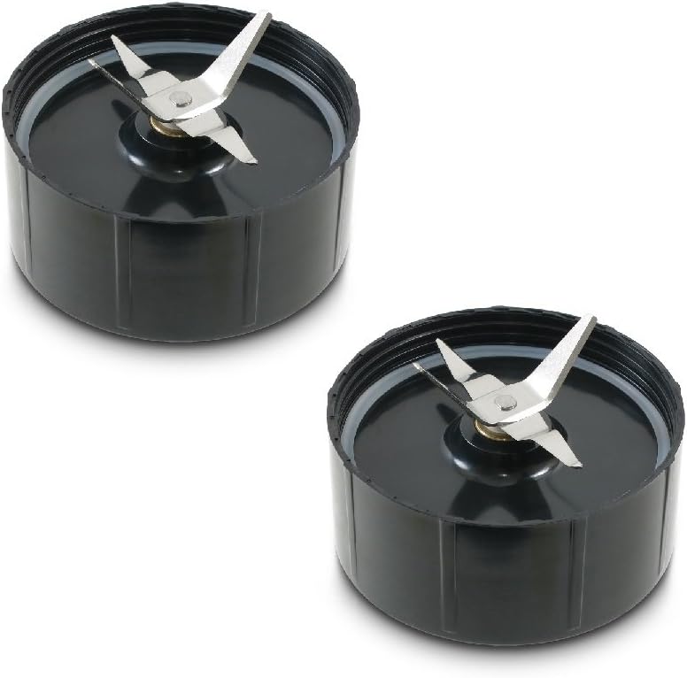 Two Pack of Cross Blades a Spare Replacement Part for Magic Bullet Blender MB1001 Model Only, Juicer and Mixer