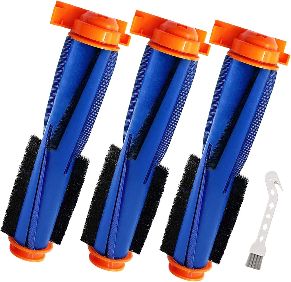 Replacement Parts for Shark AI AV2501S AV2511AE AV2610WA AV2501AE RV2502AE RV2400WD RV2610WD AV2510AOUS RV2520AOUS UR250BEOUS UR2500SR rv2410wd AI Ultra 2- in-1 Robot Vacuum,3 Pack Main Brush