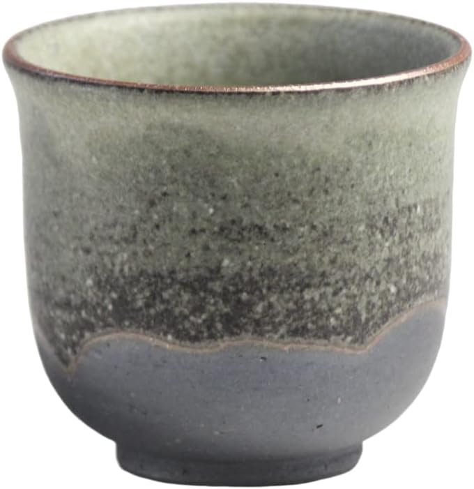 Touri Shigaraki Ware Moe Yellow Tea Cup W415-04