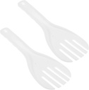2pcs Nonstick Rice Spoon Paddle Heat Resistant Thickened Plastic Rice Serving Scoop Nonmetal Cooking Utensils for Household and Food Service