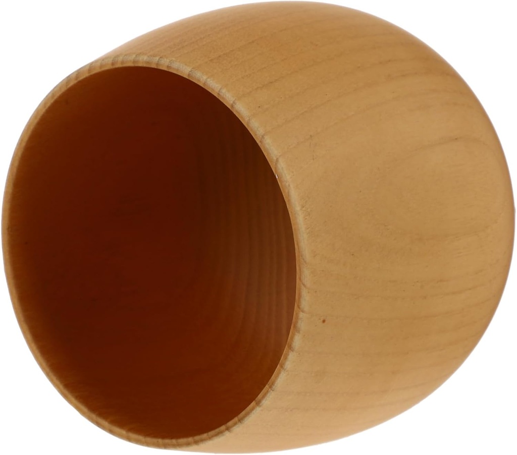 250ML Wooden Teacup Large Capacity Sake Serving Cup Household Drinkware Natural Wood Material for Tea Sake and Water for Home Use