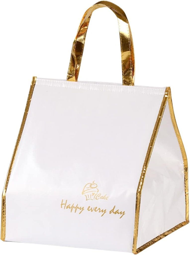 Garneck Insulated Thermal Food Bag Heat Preservation Tote for Cake and Take Out Lightweight Portable Fresh Keeping Storage Pouch for Picnic Grocery Outdoor Use