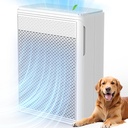 Air Purifiers for Home Pets Covers Up to 1500 Sq Ft,H13 Hepa Filter with Washable Pre-Filter,Pet Hair Dander Smoke Air Cleaner,22 dB Quiet Sleep for Living Room Bedroom Kitchen,P280 (White)