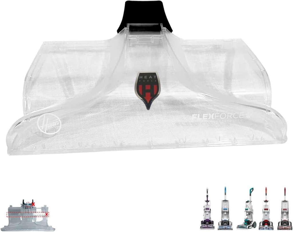 Upgraded Replacement Front Floor Nozzle Assembly for Hoover - Works with 2nd Generation SmartWash Models, SmartWash PET - Automatic Carpet Cleaner - OEM # 440014442 (Without Sprayer)