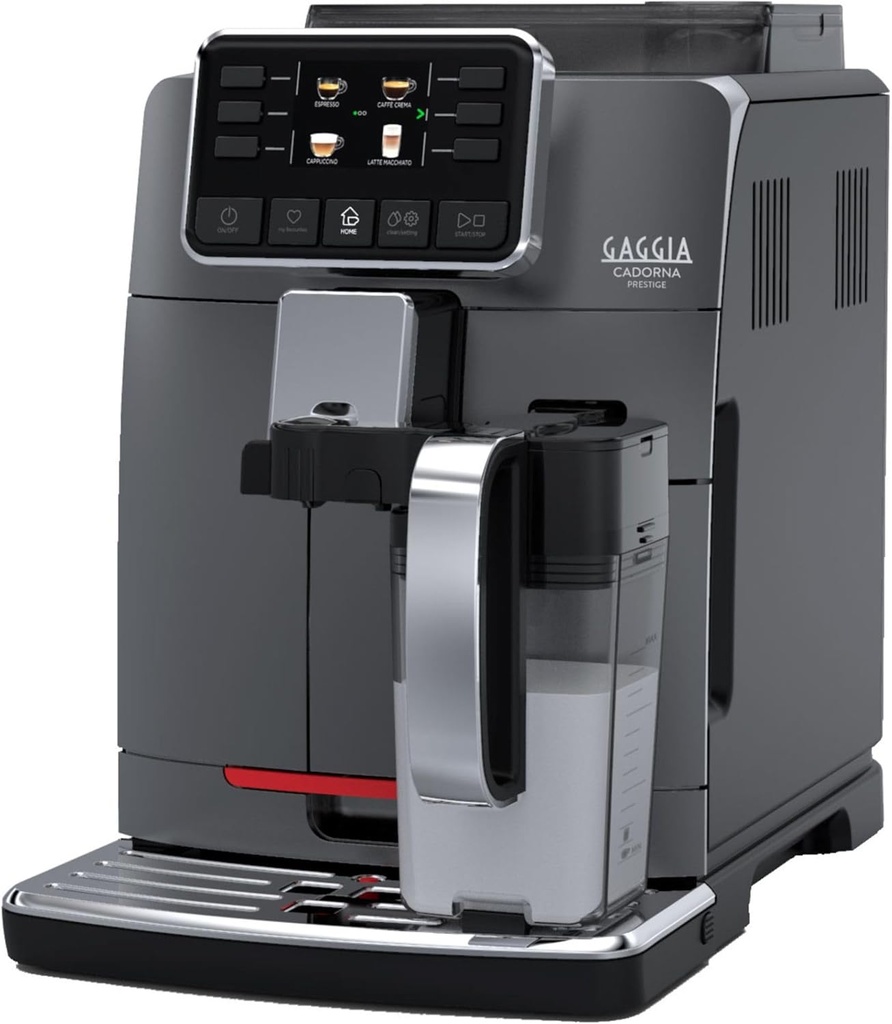 Gaggia Cadorna Prestige Super-Automatic Espresso Machine, Medium, 60.8 fl.oz. Anthracite