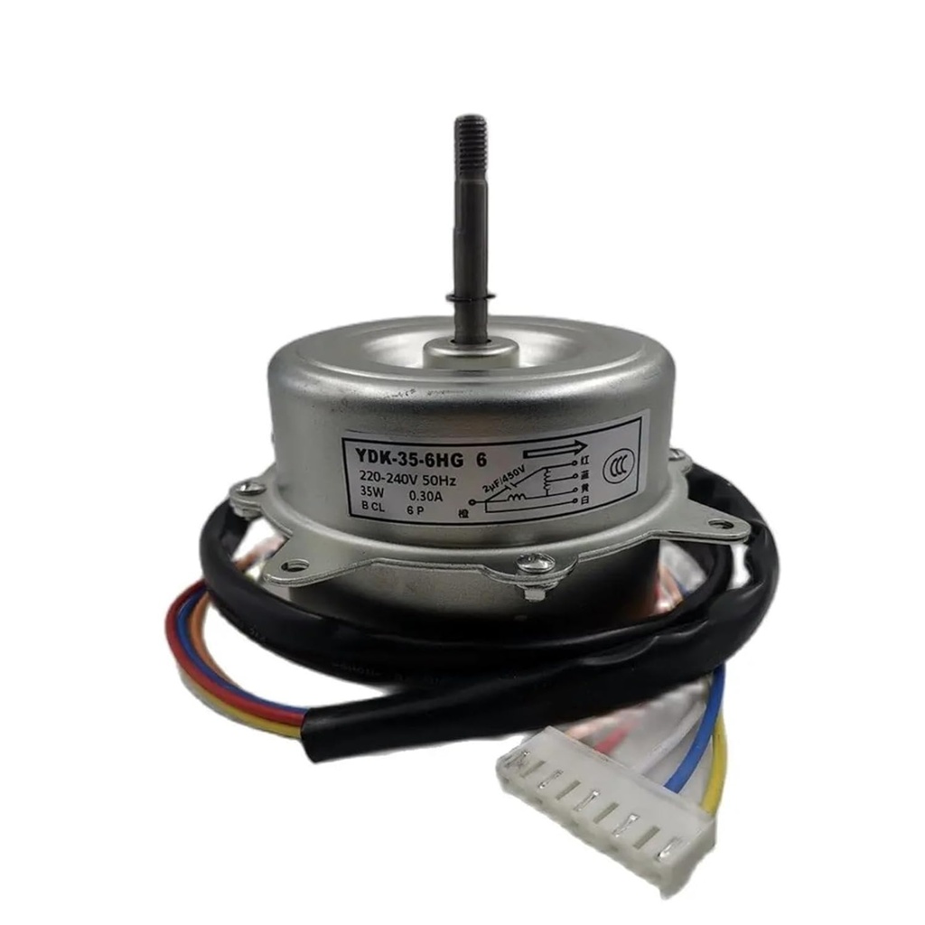 Air Conditioner Motor Compatible for YDK-35-6HG 6 YDK35-6HG 2 4 6 8,Fan Air Conditioner 35W Motor