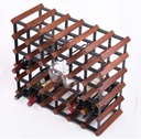 Wine Rack Wine Display Cabinet Cube Stackable and Glass Holder Storage Living Room Wine Bottle Rack for Kitchen Wine Cellar Bar Wine Show 60.2 * 50.8 * 23.5cm (60.2 * 50.8 * 23.5cm)