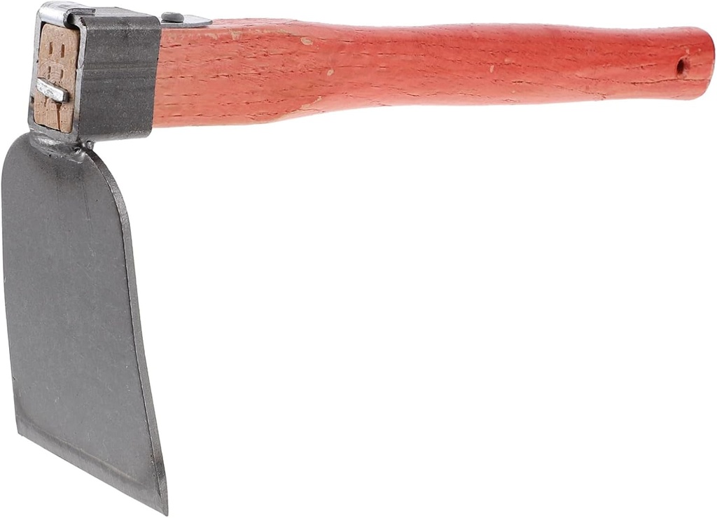 Lightweight Wooden Handle Garden Hoe Versatile Weeding Tool for Efficient Digging Soil Loosening and Flower Planting Compact Gardening Hand Tool for Outdoor and Backyard Use