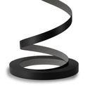 Black Edge Banding, 2 inch x 25ft roll of Veneer Edge Banding -Pre-glued Flexible Edging, PVC Tape Banding on with Hot Melt Adhesive Easy Application for Cabinet Repair Furniture Restoration