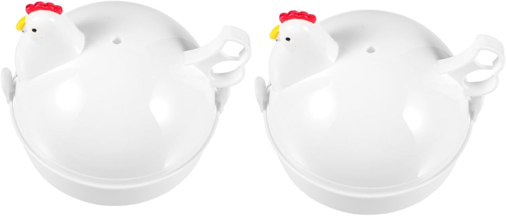 Ciieeo 2pcs Microwave Cooker Compact Kitchen Steamer for -boiled Made from and Easy to Use and Portable for Travel Camping