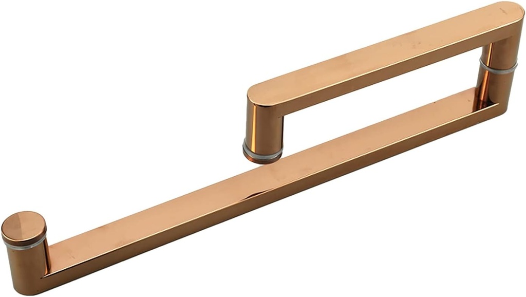 Shower Door Handle Bathroom Shower Glass Door Handle,Single-Sided Glass Door Pull Handle,Replace Old or Damaged Door Handles | 304 Stainless Steel Pull Push Door Handle Sets