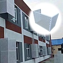 Air Conditioner Fence Screen, Air Conditioning Covers Outdoor, Trash Enclosure, Aluminum Air Conditioning Cover, Privacy Fence, Flower Rack, Freestanding Space Divider ( Size : 1.5P: L99 X W50 X H66.5