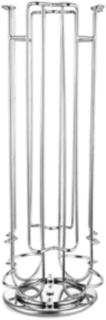 Shelves, 24 Cups Rotatable Coffee Pod Holder for Display Capsule Rack Tower Plating Stand Kitchen Desktop Storage Shelves