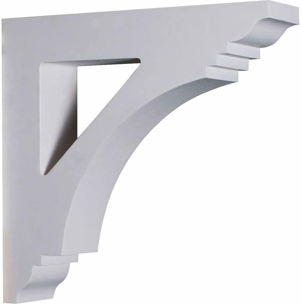 Ekena Millwork BKT16X16X04IM Imperial Bracket , 4-Inch x 16-Inch x 16-Inch