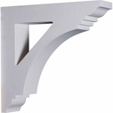 Ekena Millwork BKT16X16X04IM Imperial Bracket , 4-Inch x 16-Inch x 16-Inch