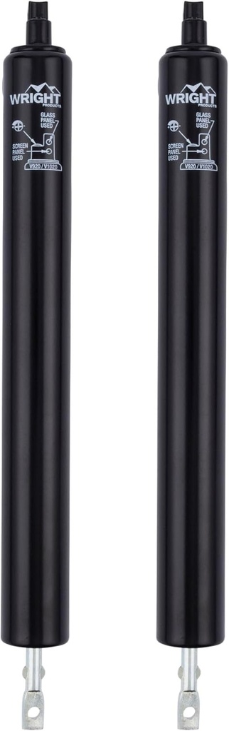 Wright Products 2 Set Heavy Duty Pneumatic Screen and Storm Closer Replacement Kit for Medium and Heavy Weight Screen and Storm Doors, Black (Black)