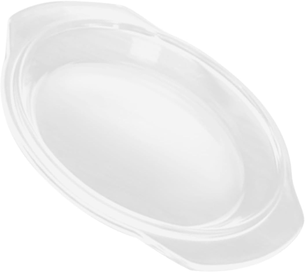 Uonlytech Heat Resistant Glass Microwave Cover Lid Splatter Protection for Cooking Suitable for Microwave Oven Steam Pots Kitchen Accessory