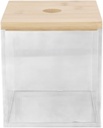 Clear Acrylic Coffee Capsule Holder Box with Lid, Modern Storage Box for Coffee Shop and Home, Transparent Design, sturdy and, Easy to Use
