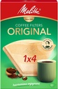 Melitta メンズビゲン Pack Original Size 1x4, 80, Filter Coffee Makers, Brown